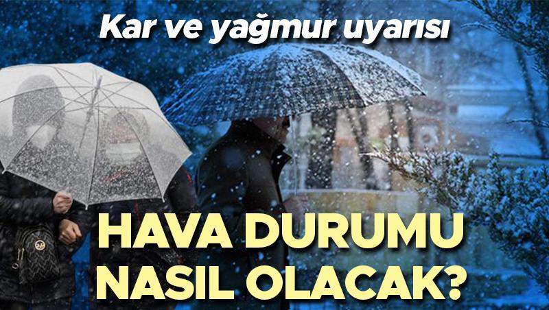 Son dakika hava durumu tahminleri il il yayınlandı… Bugün (13 Ocak) hava nasıl olacak? Hafta sonu İstanbul’da kar var mı? Meteoroloji’den sağanak ve kar uyarıları!