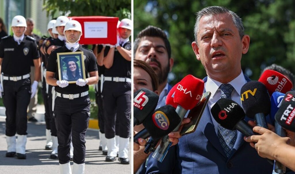 Özgür Özel, Ayşenur Ezgi Eygi için düzenlenen törene katıldı: ‘Ayşenur bugünün, bu çağın Deniz Gezmiş’idir’