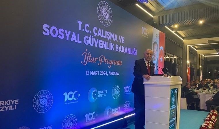 Ankara’da Bakanlık iftar düzenledi, Altınok işçilerden oy istedi