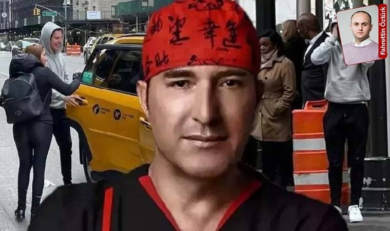 Aracı gazetecilerin üzerine sürdü