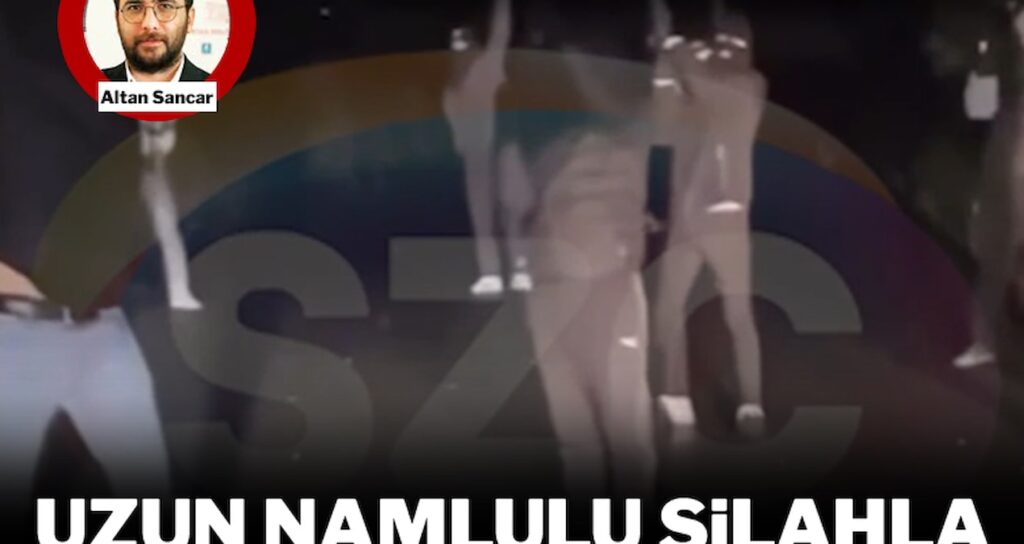 Çete liderinin doğum gününü uzun namlulu silahlarla kutladılar