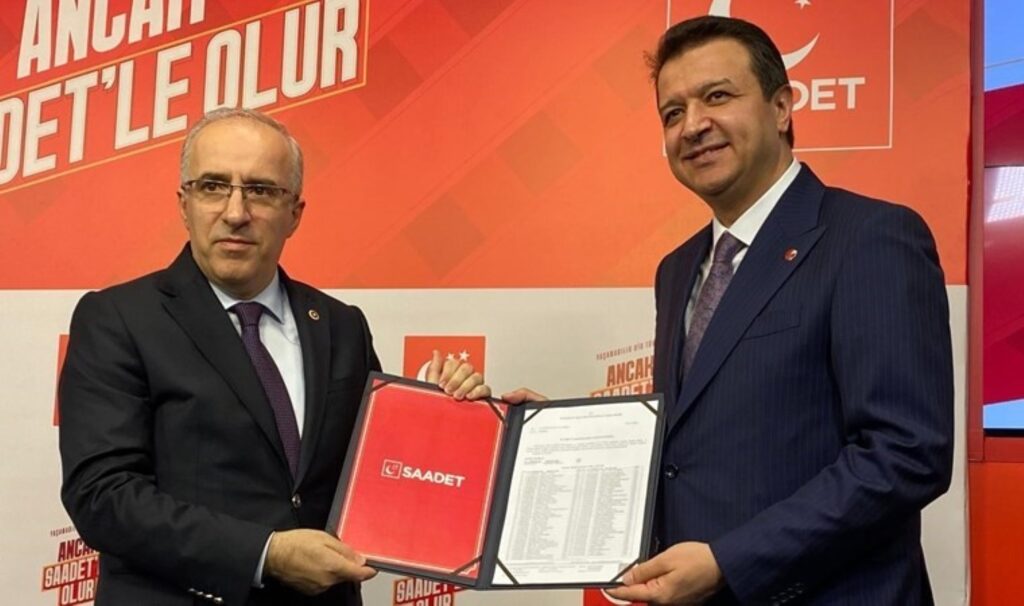 Saadet Partisi Genel Başkanı Arıkan, mazbatasını aldı: ‘Kavga siyaseti yapmayacağız’
