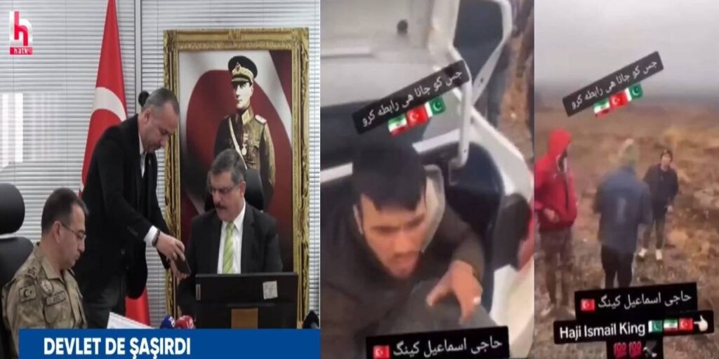 Bir aracın içinden 12 kaçak göçmen çıktı