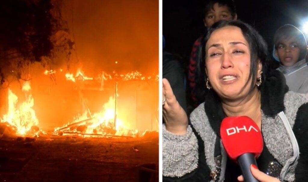 Gecekondu alev alev yandı, kiracı gözyaşlarını tutamadı: ‘Ben şimdi ne yapacağım?’