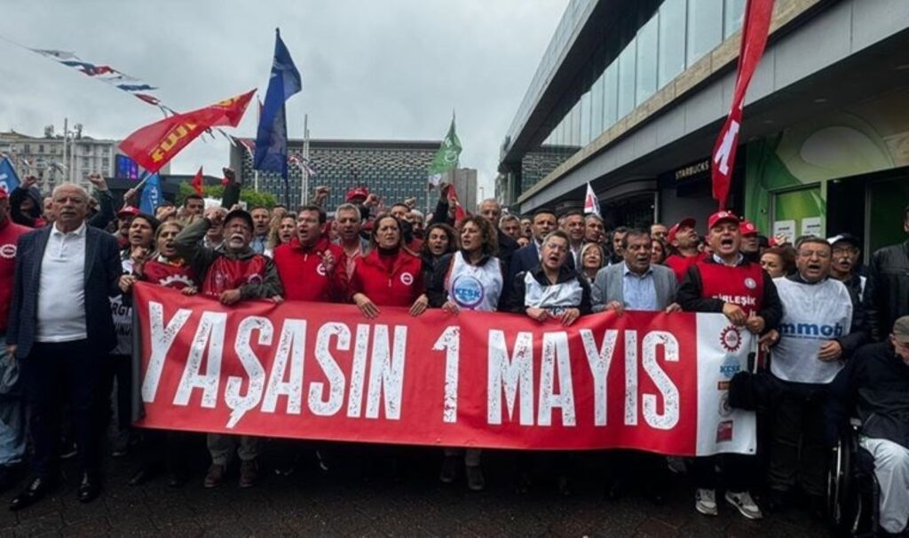 1 Mayıs 1977’de yaşamını yitirenler Kazancı Yokuşu’nda anıldı: ‘1 Mayıs’ta Taksim’de olma irademizi ortaya koyuyoruz’