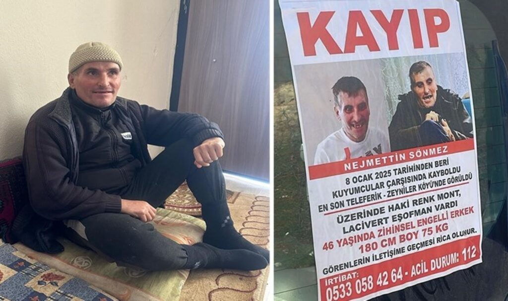 Engelli Necmettin Sönmez 12 gündür kayıp: Ailesi duvarlara ve duraklara afişler astı…