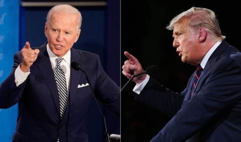 Tarih belli oldu: Biden ile Trump ilk kez canlı yayında kozlarını paylaşacak