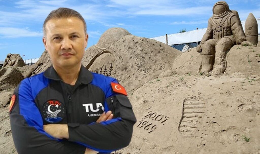 Türkiye’nin ilk astronotu Alper Gezeravcı’nın kum heykeli yapılacak