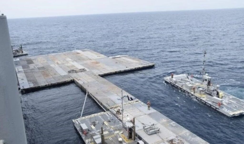 ABD’nin Gazze’ye yardımlar için inşa ettiği 320 milyon dolarlık yüzer iskelesi sınıfta kaldı
