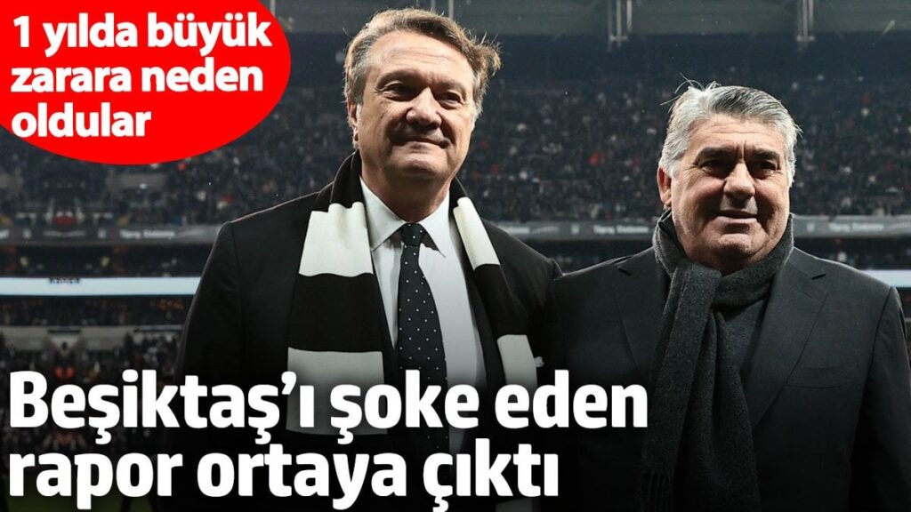 Beşiktaş’ı şoke eden rapor ortaya çıktı: 1 yılda büyük zarara neden oldular