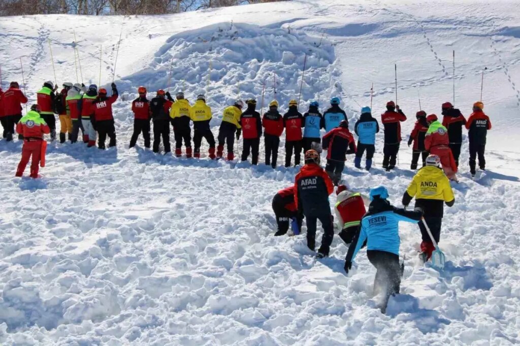 Erciyes’te Çığ Tatbikatı Başarıyla Gerçekleştirildi