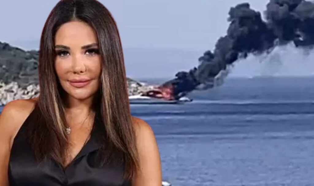 Esra Balamir’in içinde olduğu tekne yandı: Demet Akalın isyan etti!