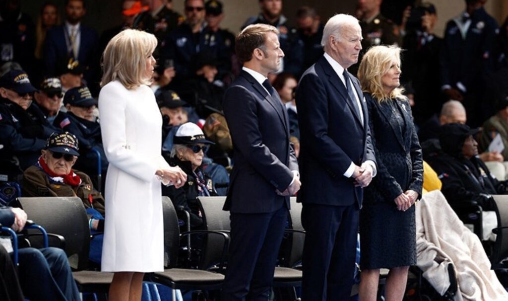 ‘Joe Biden olmayan sandalyeye oturmaya çalıştı’ iddiası gerçeği yansıtmıyor