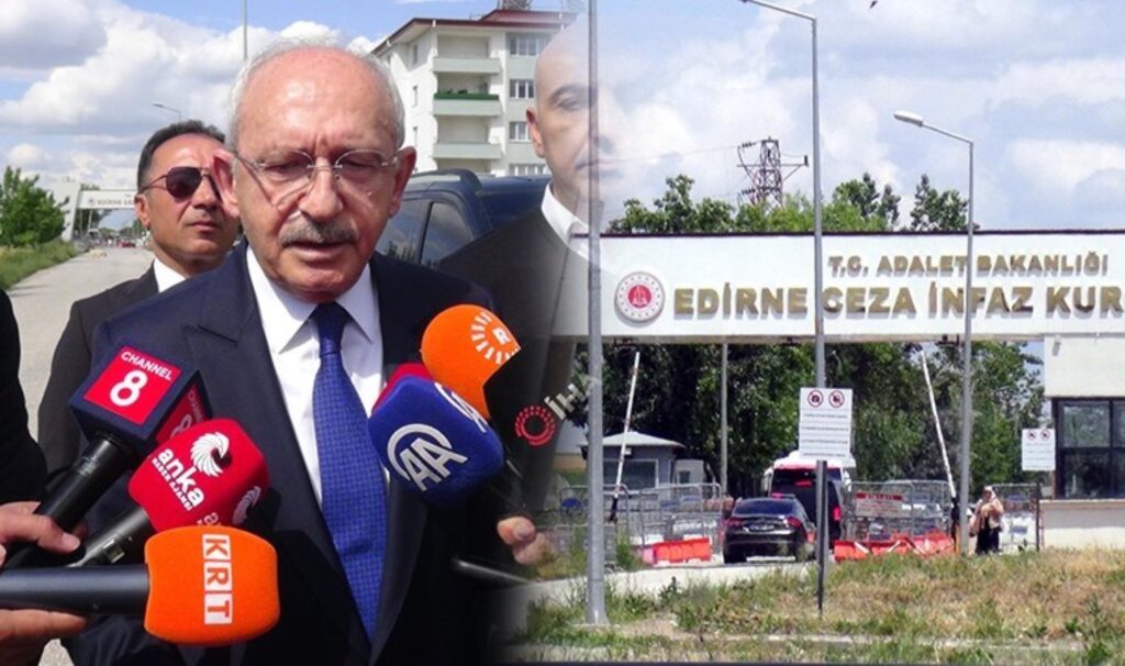 Kılıçdaroğlu, Selahattin Demirtaş’ı ziyaret etti: ‘İçeride tutulmasını asla doğru bulmuyorum’