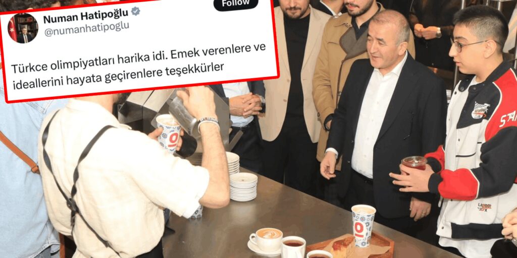 Espressolab’e giden Valinin Türkçe Olimpiyatları paylaşımları gündem oldu