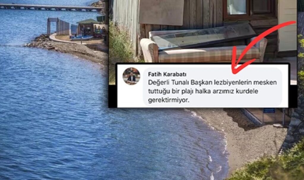 İYİ Partili başkandan ‘çirkin ifade’: ‘Lezbiyenlerin mesken tuttuğu bir plaj…’