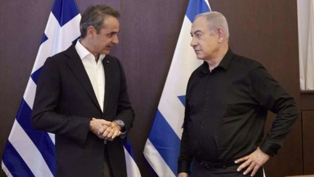 Netanyahu, Yunan mevkidaşı Miçotakis ile Batı Kudüs’te görüştü
