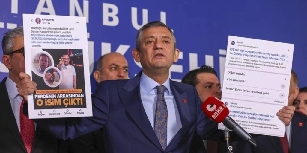 Özgür Özel ‘merkez medya’ hakkında konuşurken yayını kestiler
