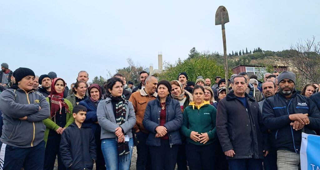 Samandağ’da kamulaştırma eylemi