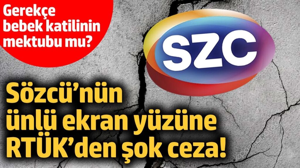 Sözcü’nün ünlü ekran yüzüne RTÜK’den şok ceza! Gerekçe bebek katilinin mektubu mu?