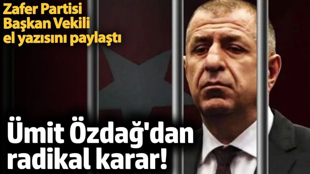 Ümit Özdağ’dan açlık grevi açıklaması!