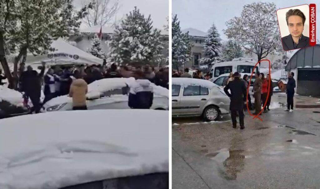 Bunu da yaptı: AKP’li Başkan Tiryaki, çadırda eylem yapan işçilere saldırdı!