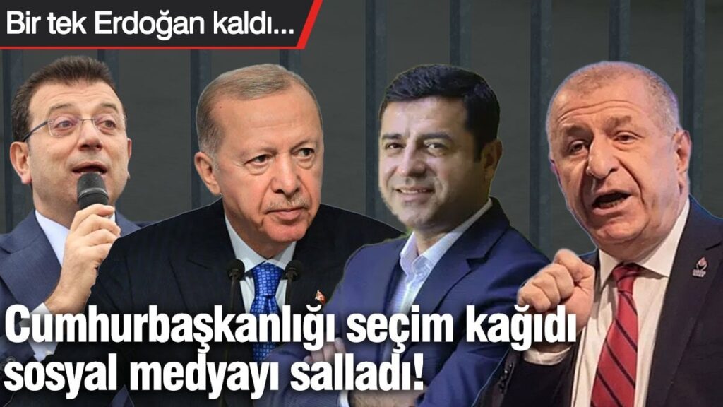 Cumhurbaşkanlığı seçim kağıdı sosyal medyayı salladı! Bir tek Erdoğan kaldı…