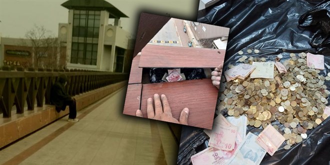 Döviz bürosu gibi dilenci! Üzerinden 15 farklı ülkenin parası çıktı