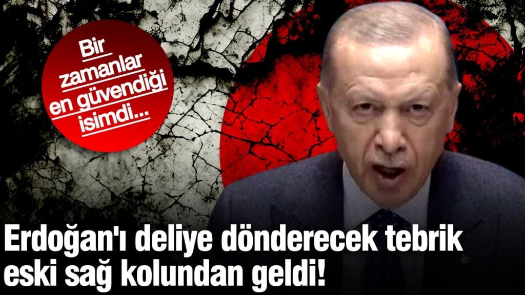 Erdoğan’ı deliye dönderecek tebrik eski sağ kolundan geldi! Bir zamanlar en güvendiği isimdi…