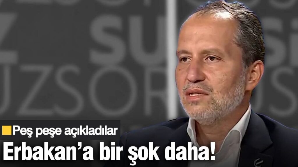 Refah Partisi’nde 3 ilçe başkanı istifa etti