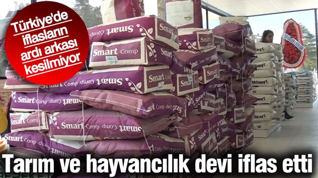Tarım ve hayvancılık devi iflas etti. Türkiye’de iflasların ardı arkası kesilmiyor