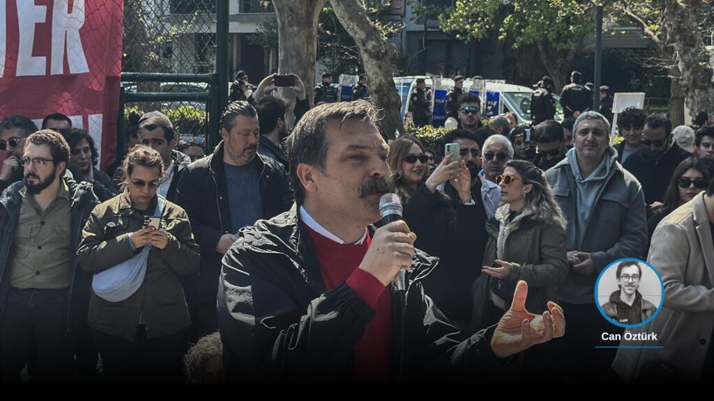 TİP’ten Kadıköy’de ‘Mücadele için ses ver’ buluşması | Erkan Baş: Bu halk isyanı, “Burası Tayyip efendi çiftliği değildir” diyenlerin isyanı