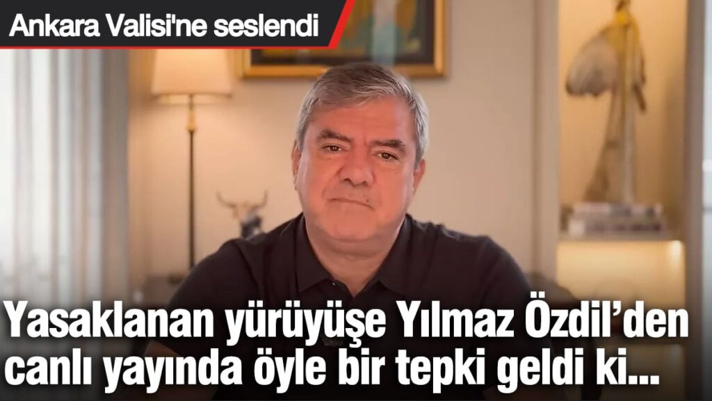 Yasaklanan yürüyüşe Yılmaz Özdil’den canlı yayında öyle bir tepki geldi ki…