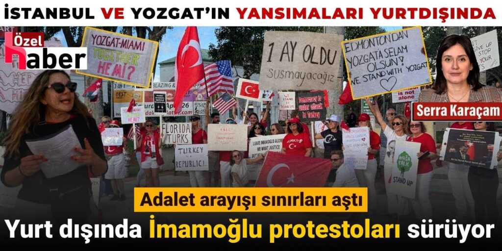 Yurt dışında İmamoğlu protestoları sürüyor: Adalet Arayışı Sınırları Aştı