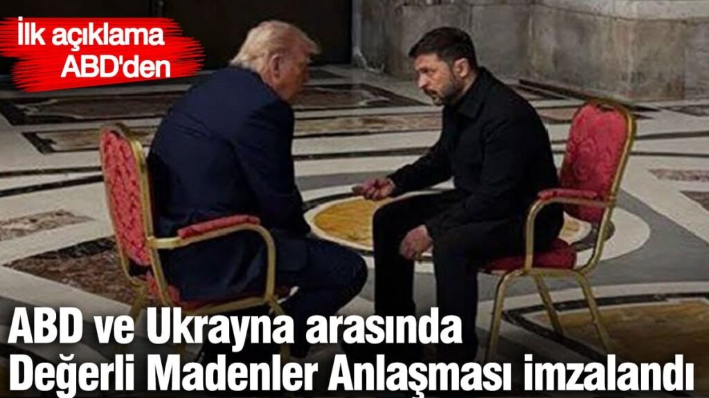 ABD ve Ukrayna arasında Değerli Madenler Anlaşması imzalandı