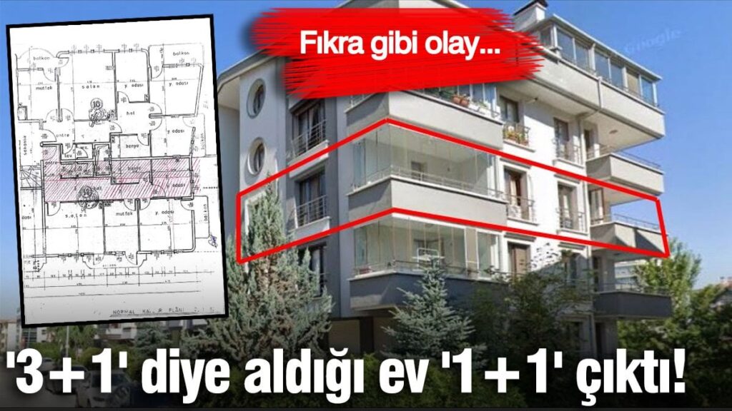 Daire almak istedi hayatının şokunu yaşadı! ‘3+1’ diye aldığı ev ‘1+1’ çıktı
