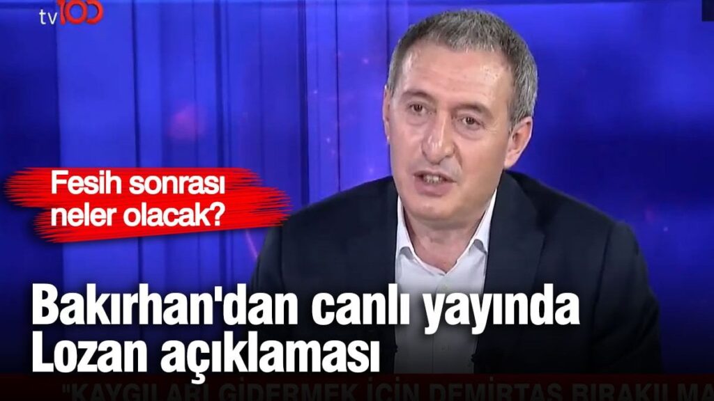 DEM Parti Eş Genel Başkanı Bakırhan’dan Lozan çıkışı! Fesih sonrası neler olacak?