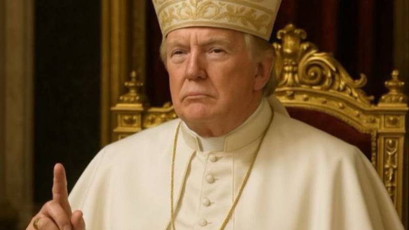 Donald Trump, yapay zekâ ile kendisini Papa yaptığı bir fotoğraf paylaştı