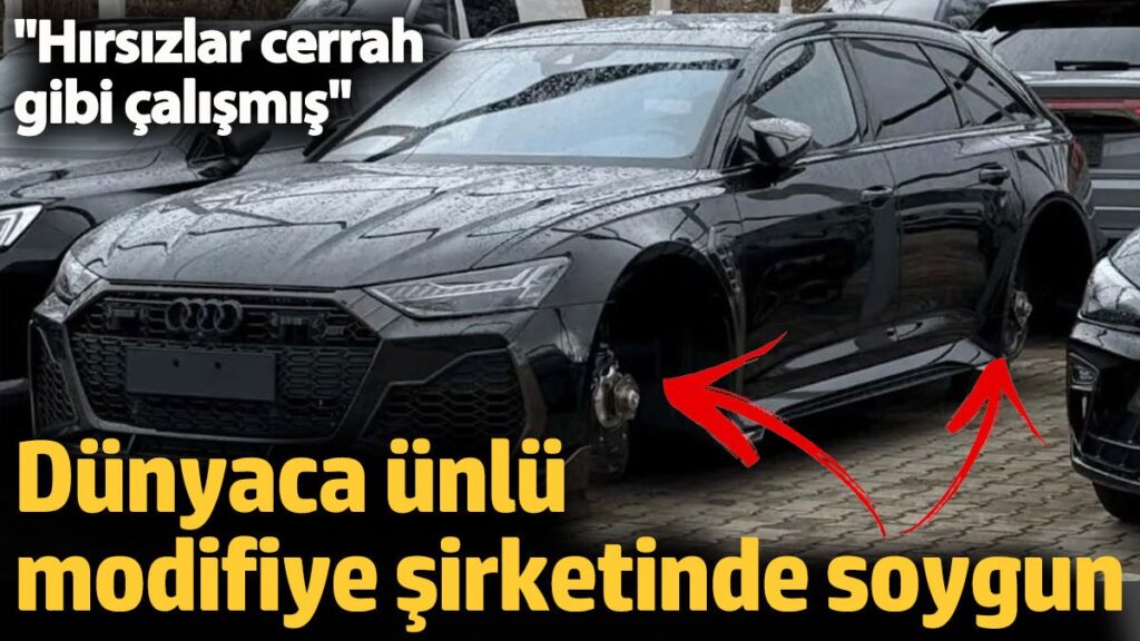 Dünyaca ünlü modifiye şirketinde soygun. “Hırsızlar cerrah gibi çalışmış”