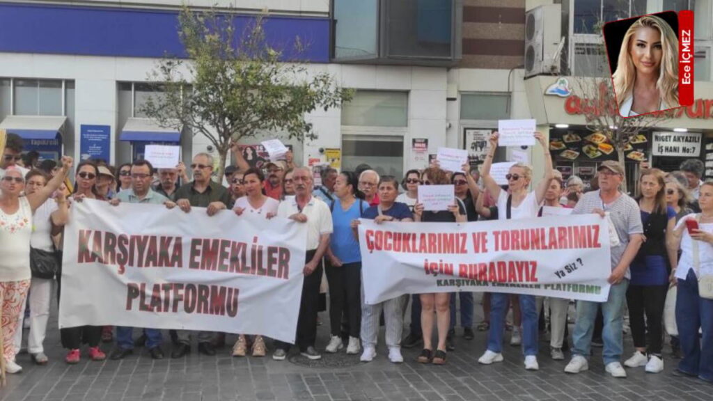 Emekliler bayram ikramiyelerinin yükseltilmesi için sokağa çıktı