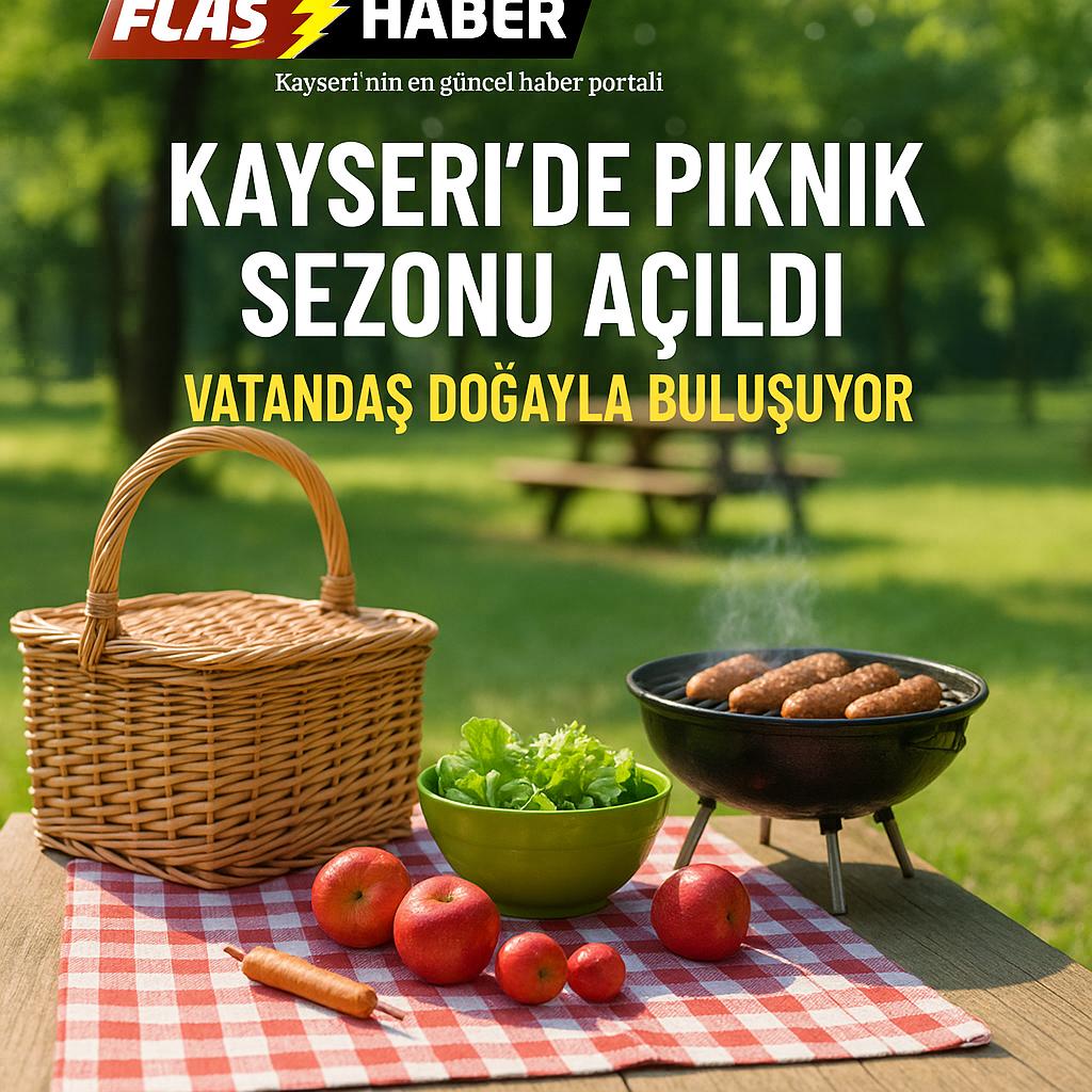 KAYSERİ’DE PİKNİK SEZONU AÇILDI