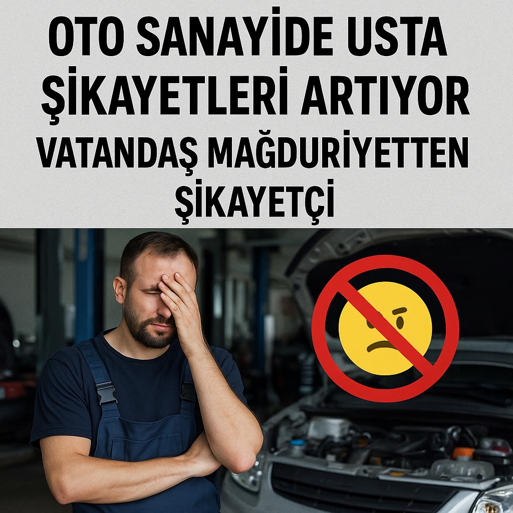 OTO SANAYİDE USTA ŞİKAYETLERİ ARTIYOR
