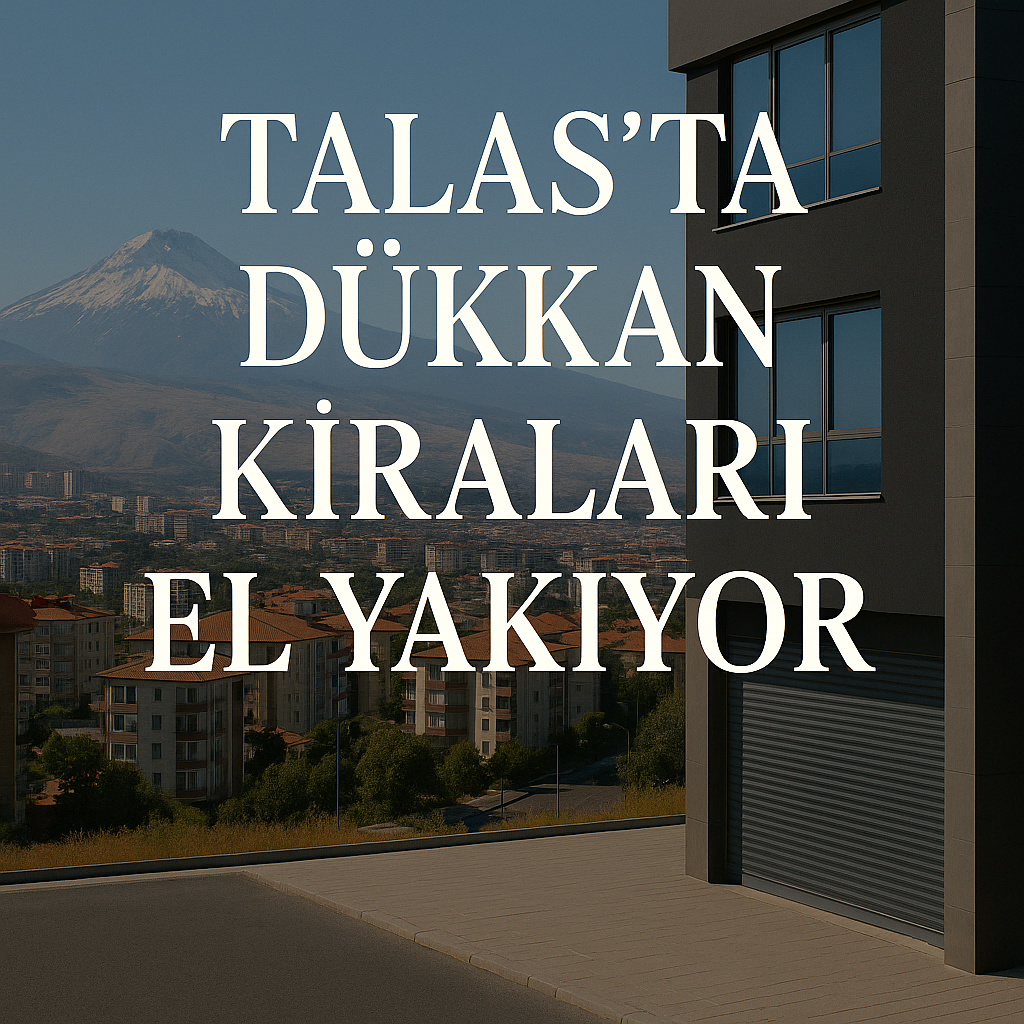 Talas’ta Dükkan Kiraları El Yakıyor