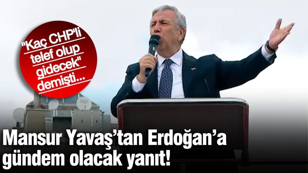 Mansur Yavaş’tan Erdoğan’a gündem olacak ‘telef’ yanıtı!