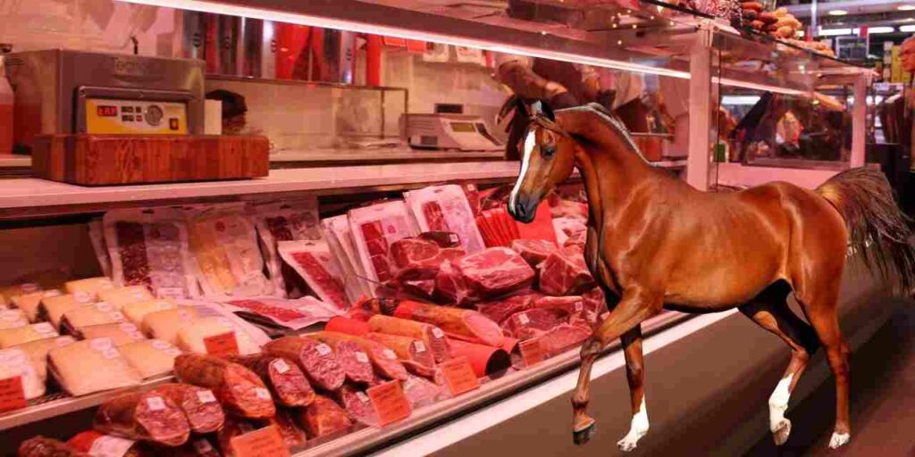 Markette satılan etin At eti olduğunu gösteren tek işaret