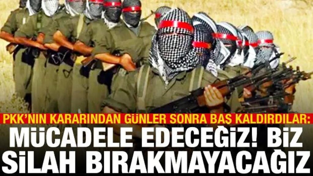 PKK’nın kararına uymadılar: Biz silah bırakmayacağız