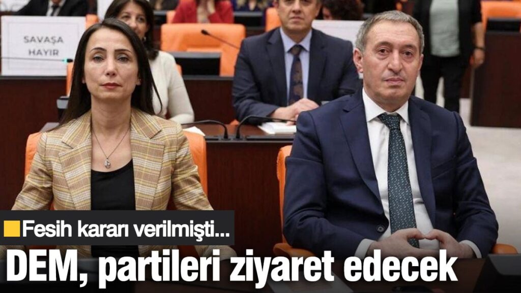 Terör örgütü PKK fesih kararı vermişti! DEM Parti, siyasi partileri ziyaret edecek