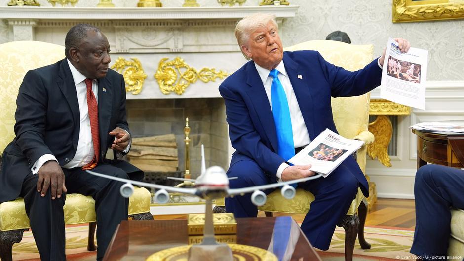 Trump’tan Güney Afrika liderine “soykırım” suçlaması