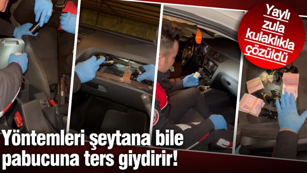 Yöntemleri şeytanı bile pabucuna ters giydirir! Yaylı zula kulaklıkla çözüldü