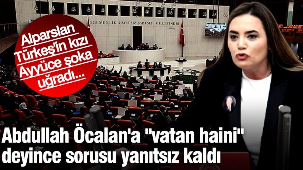 Abdullah Öcalan’a “vatan haini” deyince sorusu yanıtsız kaldı! Alparslan Türkeş’in kızı Ayyüce şoka uğradı…